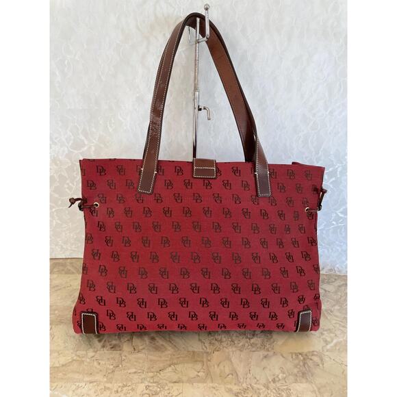 Vtg DOONEY and BOURKE signature canvas laptop bag, makeup bag bundle NWT - Picture 2 of 10